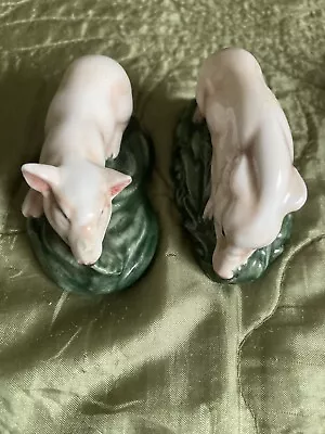 Buy Pair Of Royal Doulton Piglets (nos. 2650 And  2653) One Piggy Has Chipped Snout • 10£