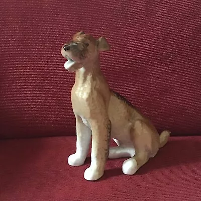 Buy Vintage Russian Pottery Airedale Terrier Approx 7” Tall • 30£