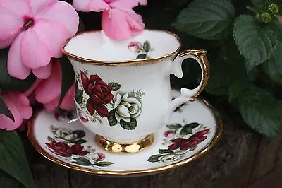 Buy Vintage Crown Staffordshire England Fine Bone China Tea Cup Set G922 • 12.34£