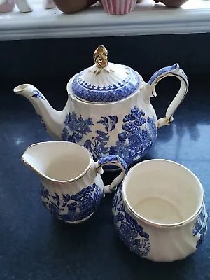 Buy Collectable Antique Sadler England Teapot, Sugar And Milk Set • 15£