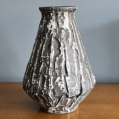 Buy Vintage Ilkra West German Pottery Fat Lava Textured Vase • 26£