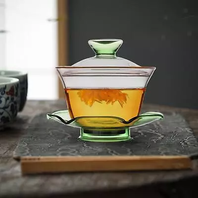 Buy Kungfu Glass Tea Set With Lid Clear Kettle Glass Teapot Set For Kitchen Teahouse • 9.13£