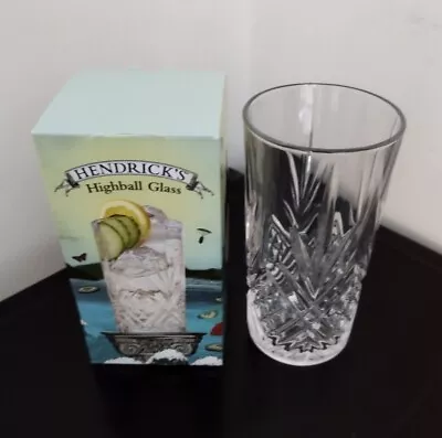 Buy Set Of Two Hendricks Gin Highball Crystal Cut Glass Tumbler Heavy Base NEPTUNIA • 20£