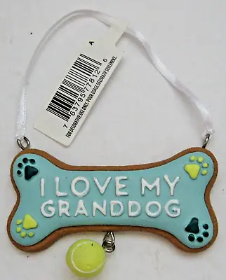 Buy I Love My Granddog Hallmark Ornament Bone Tennis Ball 1HG02933 New • 7.64£