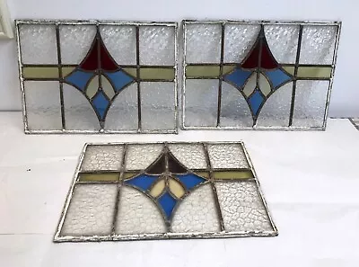 Buy Stained Glass Window Panels X 3  • 95£