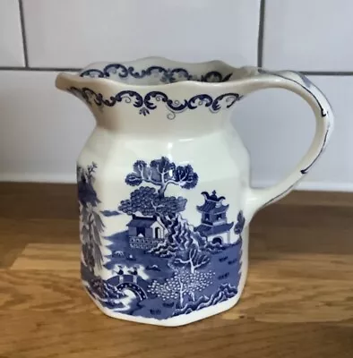 Buy Ringtons Masons Willow Jug 5.5  High Blue And White • 10£