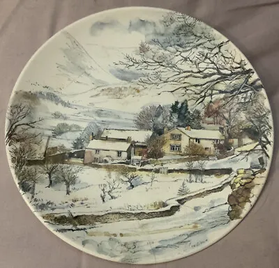 Buy Poole Pottery Collector's Plate, England's 4 Seasons, Winter In The Dales 15cm • 10£