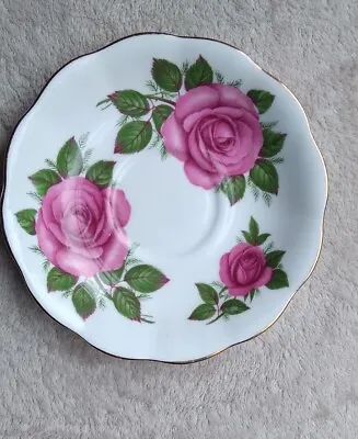 Buy ROYAL STANDARD FINE BONE CHINA ENGLAND Pink Roses 6   Decorative Plate • 12.42£
