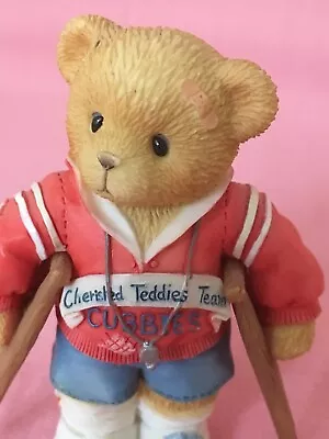 Buy Cherished Teddies WADE WEATHERSBEE 1998 Members Only Figurine Collectable Bear • 14£