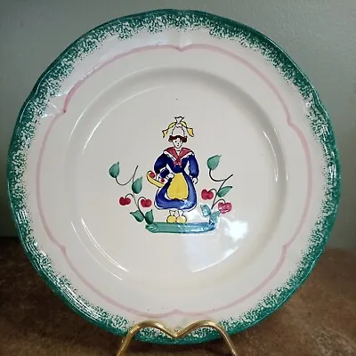 Buy Vintage, Quimper Ware - 24cm Decorative Plate, Faiencerie De Pornic, Bayeux • 11.95£