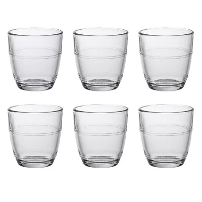 Buy Duralex Set Of 6 Gigogne Tumblers 9cl Traditional French Glass Drinkware • 10.45£