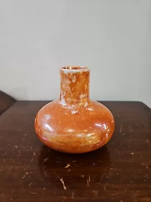Buy Antique Ruskin Pottery Orange Lustre Vase 1915 • 89.99£