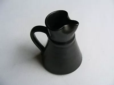 Buy Vintage Prinknash Pottery England Small Pitcher Creamer Jug Gunmetal Gray/Black • 7.99£