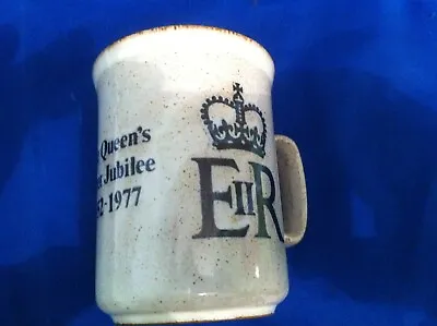 Buy The Queens Silver Jubilee 1952-1977 Mug Dunoon Ceramics Made In Scotland Vintage • 4.99£