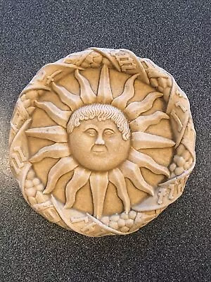 Buy Saulwallin Studio Art Pottery  “Sun Face” Plate 7” Dia. • 5£