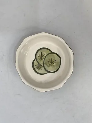 Buy Toni Raymond Pottery England Trinket Dish Small Polygon Green Cucumber  4.6  #RA • 2.99£