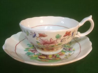 Buy Vintage Staffordshire Bone China Tea Cup & Saucer • 9.50£