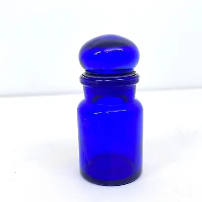 Buy Vintage German Cobalt Blue Storage Bottle Medical Chemist • 19.99£