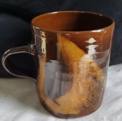 Buy Vintage Hand Thrown Studio Pottery Brown Tea/coffee Mug Used Excellent Condition • 8£