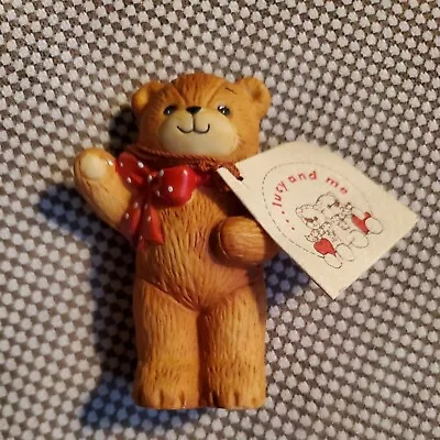 Buy Enesco Lucy & Me Teddy Bear Figurine Red Polka Dot Ribbon 3  Original Tag • 7.58£