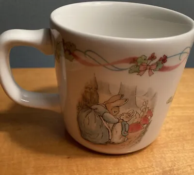 Buy World Of Beatrix Potter Peter Rabbit Wedgwood Child Christening Cup • 12.21£