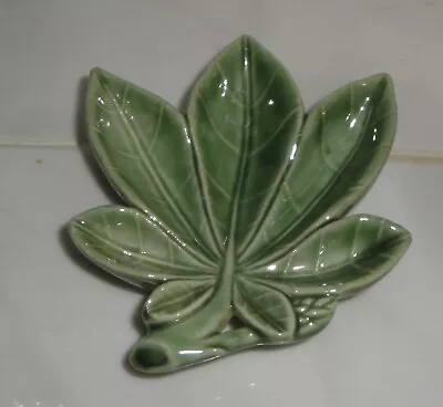Buy Wade Pottery Green Leaf Trinket Dish Made In England Maple Rare • 4.99£