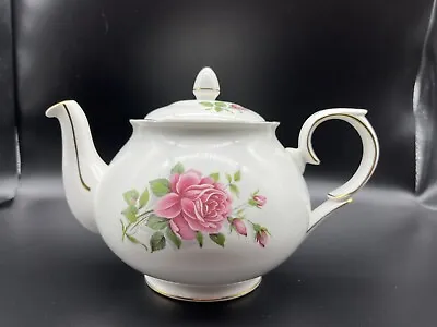Buy Vintage Duchess Fine Bone China Teapot  Cabbage Rose- Month Of June • 67.96£