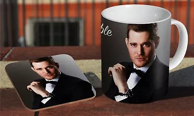 Buy Michael Buble - Ceramic Coffee / Tea Mug + Matching Coaster  • 8.49£