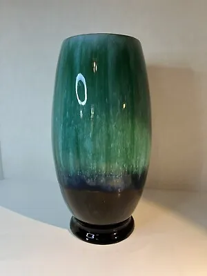Buy Vintage Blue Green Brown  Mountain Pottery Canada BMP Large Vase MCM • 23.71£