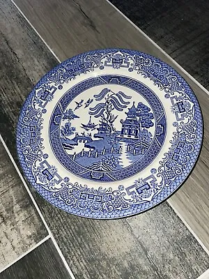 Buy Vintage Eit English Ironstone Tableware Ltd 7.75  Willow Pattern Tea Side Plate  • 3.45£