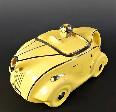 Buy Great James Sadler Art Deco Racing Car Tea Pot • 135£