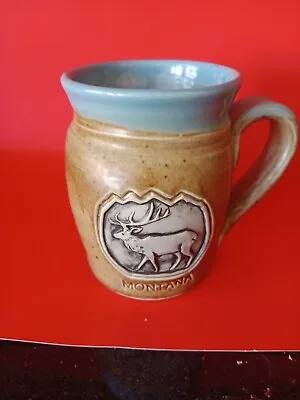 Buy Coffee Mug Montana Elk Cold Mountain Pottery • 14.23£