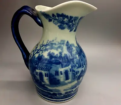 Buy Vintage Ironstone Victoria Ware Blue-White Jug Pitcher Pottery • 15£