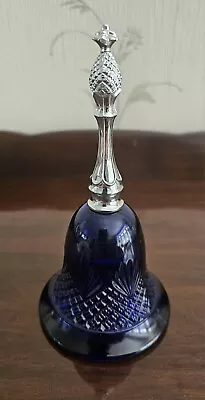 Buy Avon Perfume Bottle Vintage Blue Glass Bell Moonwind EMPTY Decorative • 30£