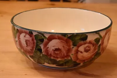 Buy RARE ANTIQUE WEMYSS POTTERY HAND PAINTED CABBAGE ROSE BOWL Details Tomorrow • 80£