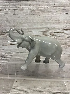 Buy Vintage USSR Lomonosov Porcelain Elephant Walking Figurine Excellent Condition • 49.99£