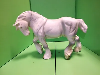 Buy Beautiful Beswick Model 2578 Large Action Shire Horse In Grey Colour • 174.99£