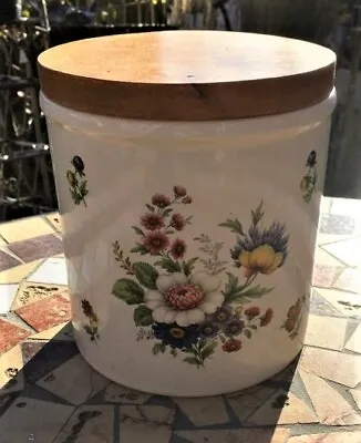 Buy ARTHUR WOOD England Floral 16cm Lidded Ceramic Storage Jar - Cannister Carnation • 12£