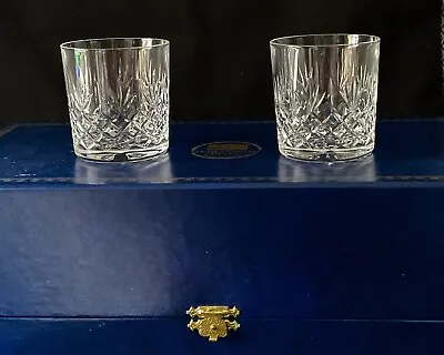 Buy Thomas Webb Crystal “Warwick” Whiskey Tumblers X 2 • 18£