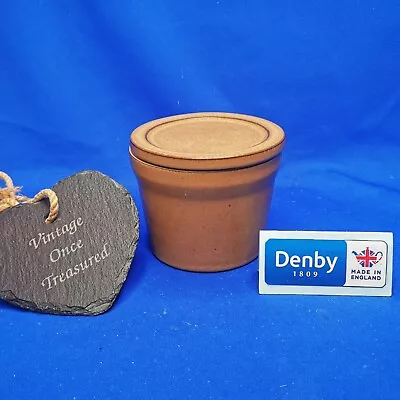 Buy Denby COTSWOLD BROWN * Medium LIDDED POT (3.5 ) *  Vintage 1970s VGC • 10.91£