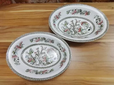 Buy Johnson Brothers Indian Tree Oval Serving Bowl X 2 • 14.95£