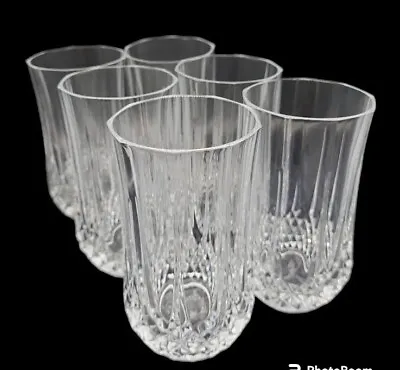 Buy Set Of 6 Crystal 10 Oz Tumbler Clear Crystal Glasses Very Nice! • 18.91£