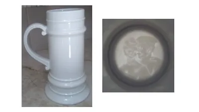Buy AK Kaiser Porcelain White (Undecorated) Stein W/Lithophane Image - Inside Bottom • 26.52£
