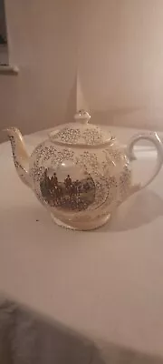 Buy Rare Vintage Sadler Fox Hunting Teapot • 10£