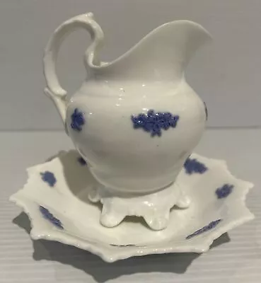 Buy Vtg Adderley Blue Chelsea Porcelain Fine Bone China 5.25  Pitcher 6  Candy Dish • 33.57£