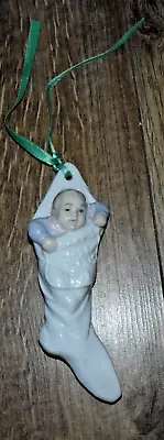 Buy Lladro Figurine ~ Babys First Christmas Ornament ~ 1991 ~ 1st ~ Excellent • 9.99£