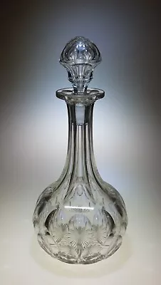 Buy Large Antique Victorian Cut Glass Decanter By Apsley Pellatt Of London C1851 • 34.99£
