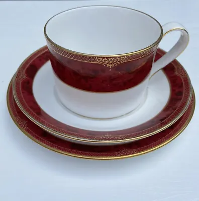 Buy Spode China Bordeaux Y8594 Pattern Cup, Saucer And Tea Side Plate. • 10£