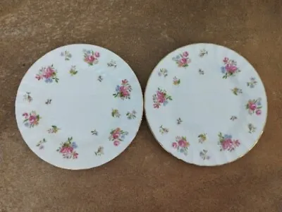 Buy Pair Of Vintage 1960s, Queen Anne, Bone China 'Posy' Side Plates, 16cm • 5.95£