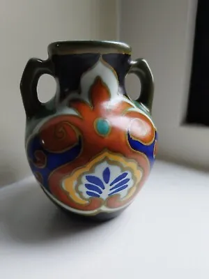 Buy Vintage Dutch Gouda, Plateelbakkerij Zuid-Holland Art Deco Pottery_gift • 35£